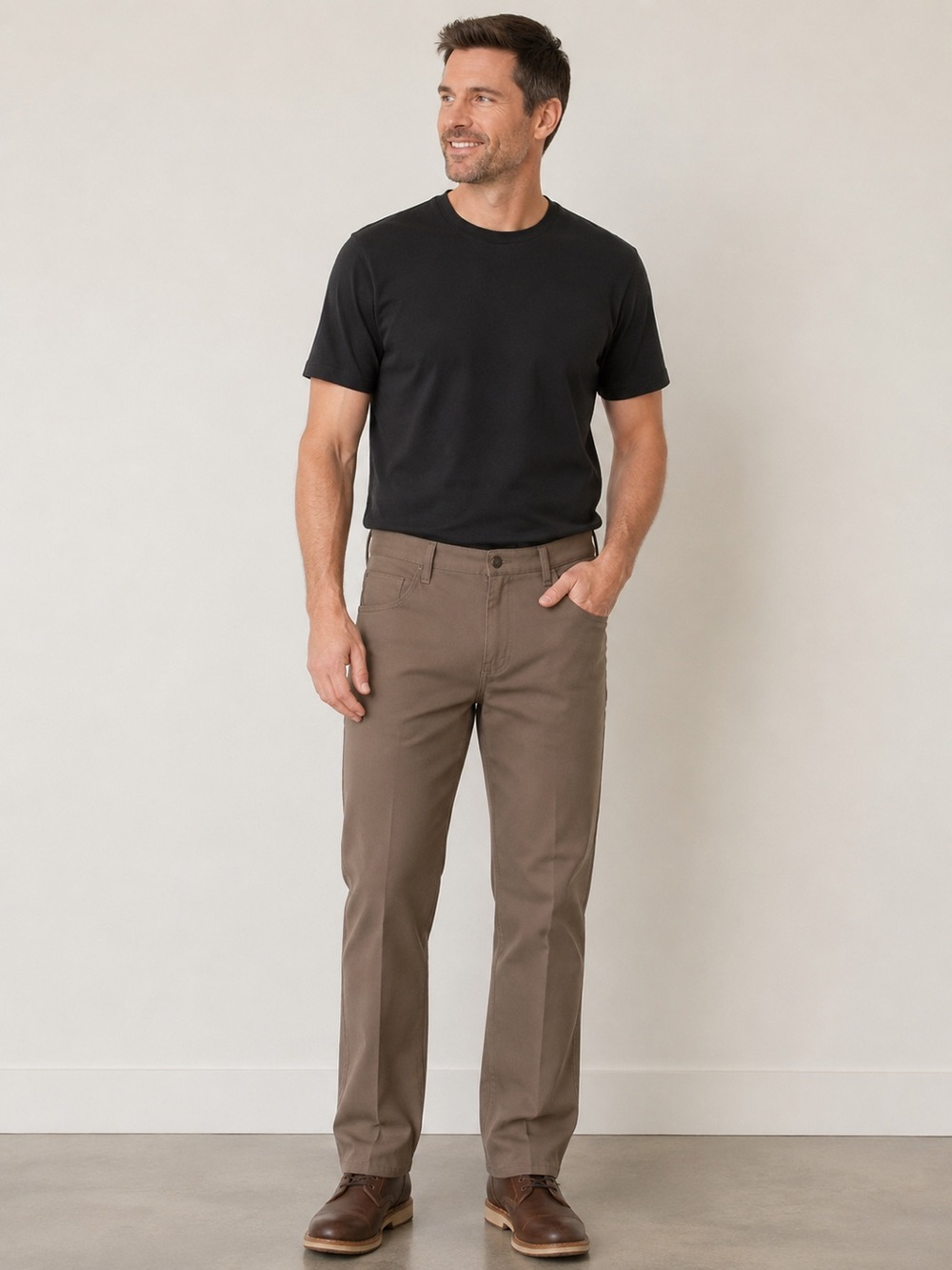 Classic Wrangler Rancher Polyester Tan Pants